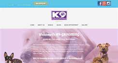 Desktop Screenshot of k9groomingla.com