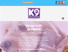 Tablet Screenshot of k9groomingla.com